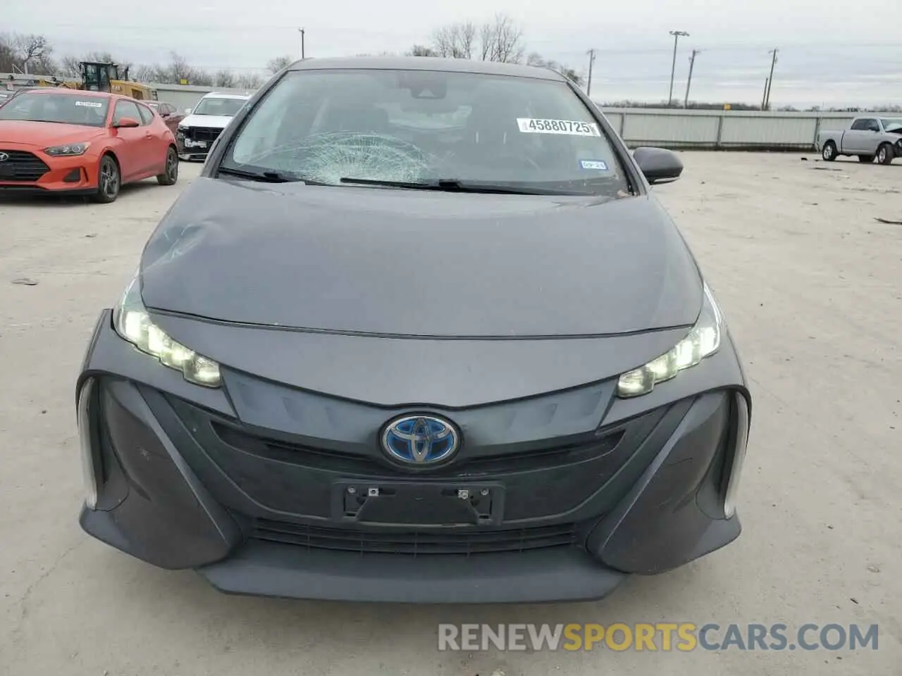 5 fotografías del automóvil dañado JTDKAMFP1M3182202 TOYOTA PRIUS 2021