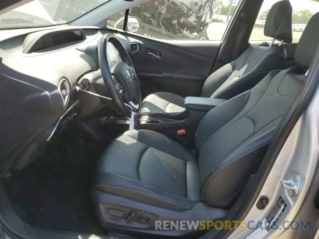 7 fotografías del automóvil dañado JTDKAMFP1M3182555 TOYOTA PRIUS 2021