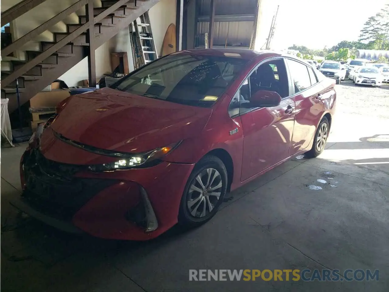 1 fotografías del automóvil dañado JTDKAMFP2M3177235 TOYOTA PRIUS 2021