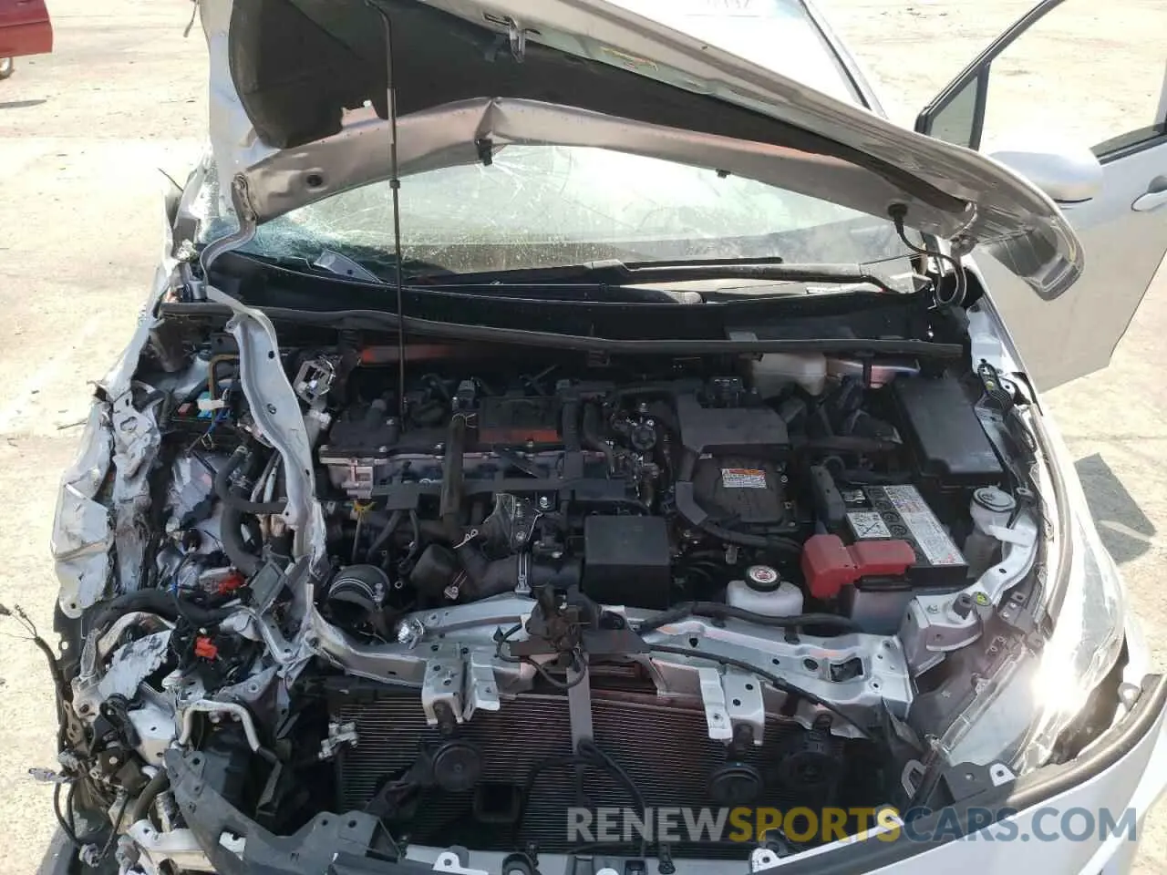 7 fotografías del automóvil dañado JTDKAMFP2M3195461 TOYOTA PRIUS 2021