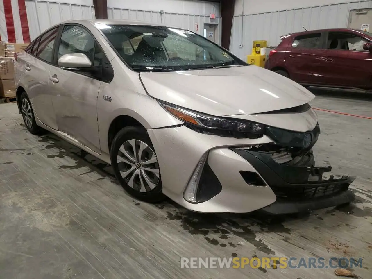 1 fotografías del automóvil dañado JTDKAMFP3M3184176 TOYOTA PRIUS 2021