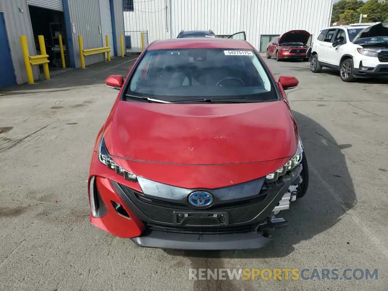 5 fotografías del automóvil dañado JTDKAMFP3M3185473 TOYOTA PRIUS 2021