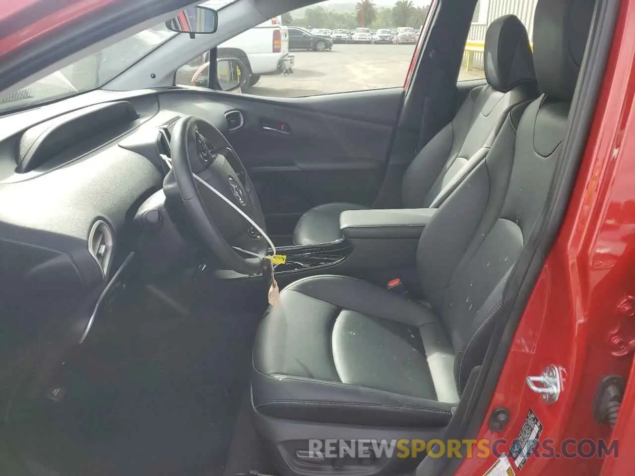 7 fotografías del automóvil dañado JTDKAMFP3M3185473 TOYOTA PRIUS 2021