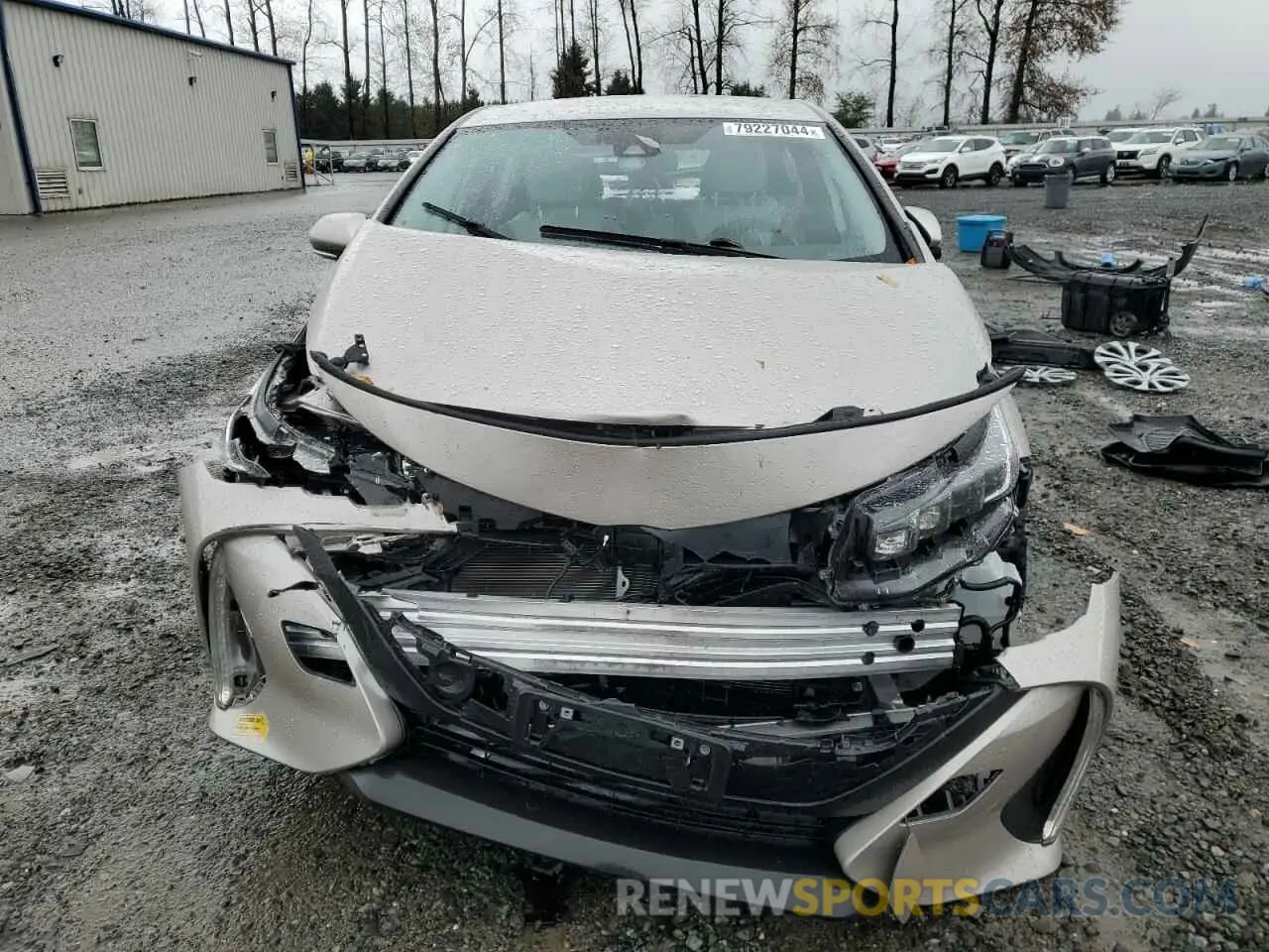 5 fotografías del automóvil dañado JTDKAMFP4M3167452 TOYOTA PRIUS 2021