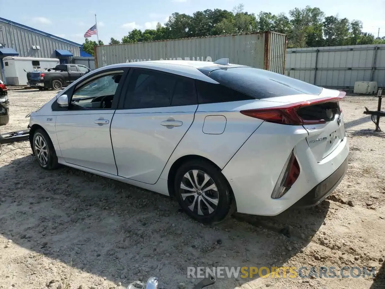 2 fotografías del automóvil dañado JTDKAMFP4M3175809 TOYOTA PRIUS 2021