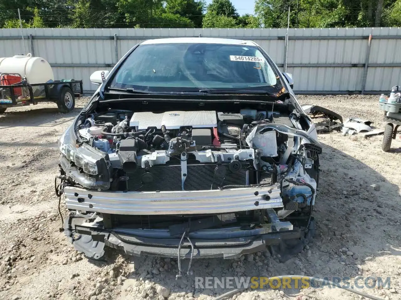 5 fotografías del automóvil dañado JTDKAMFP4M3175809 TOYOTA PRIUS 2021