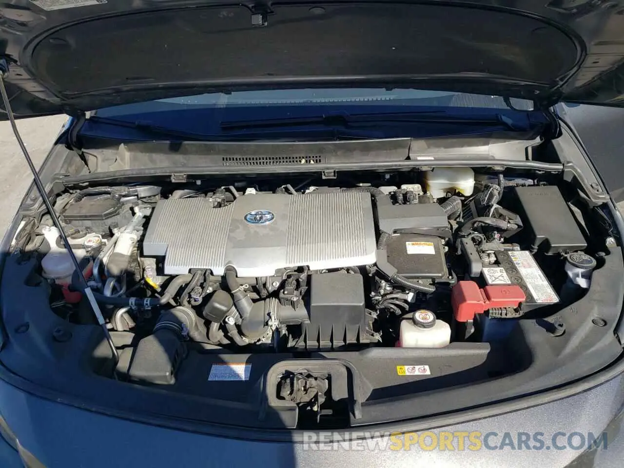 11 fotografías del automóvil dañado JTDKAMFP4M3179293 TOYOTA PRIUS 2021