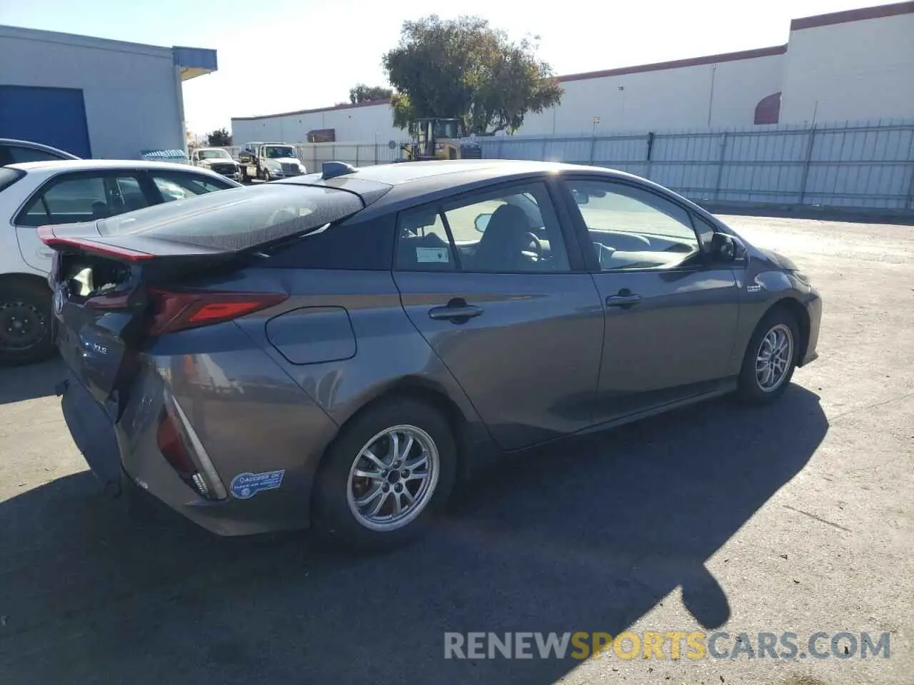 3 fotografías del automóvil dañado JTDKAMFP4M3179293 TOYOTA PRIUS 2021