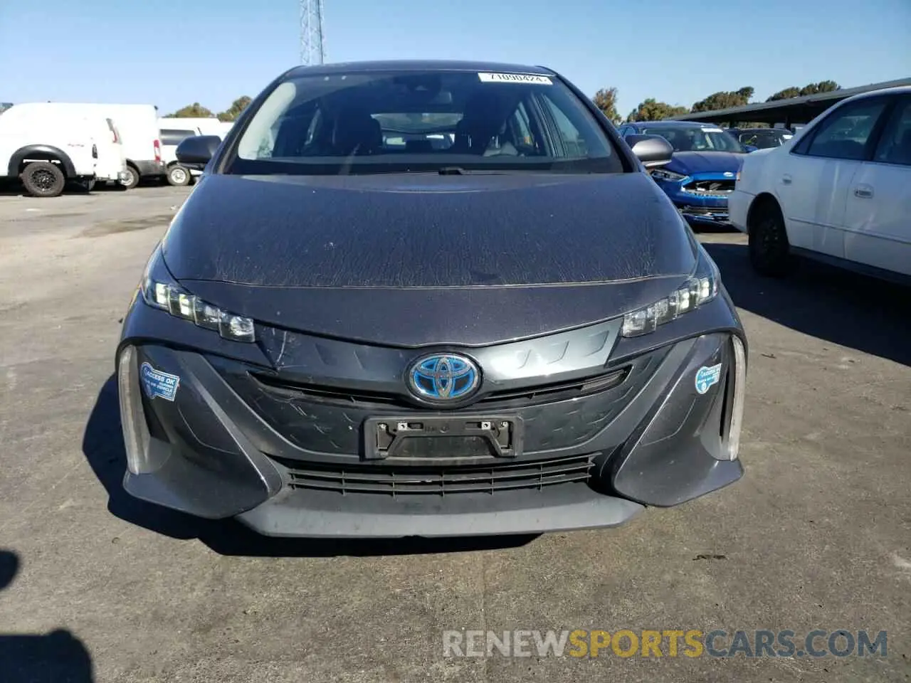 5 fotografías del automóvil dañado JTDKAMFP4M3179293 TOYOTA PRIUS 2021