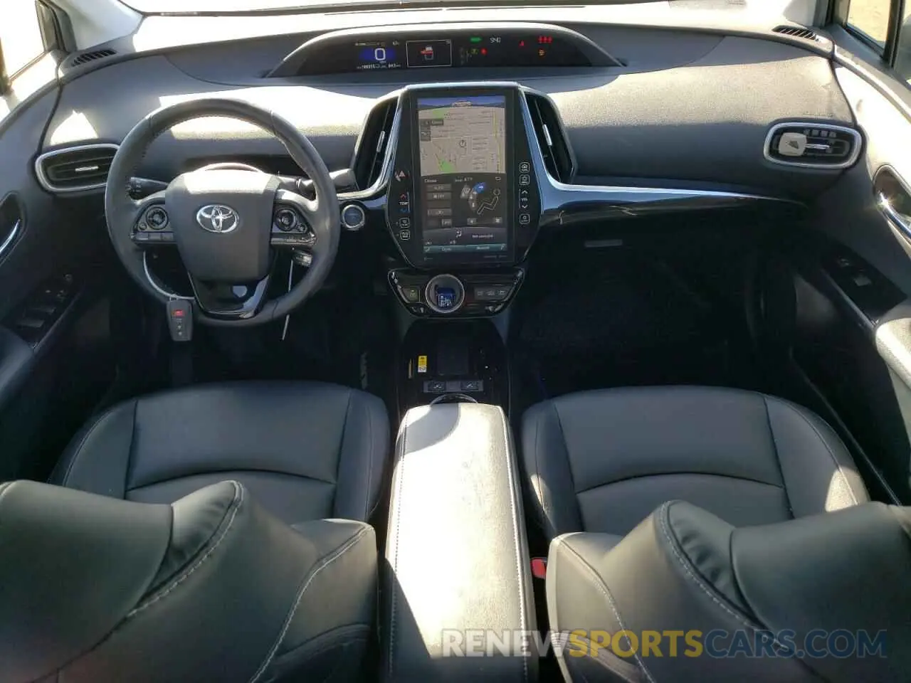 8 fotografías del automóvil dañado JTDKAMFP4M3179293 TOYOTA PRIUS 2021