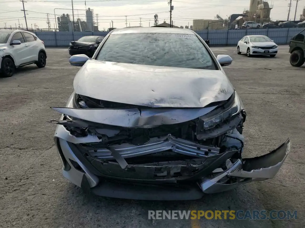 5 fotografías del automóvil dañado JTDKAMFP4M3180007 TOYOTA PRIUS 2021