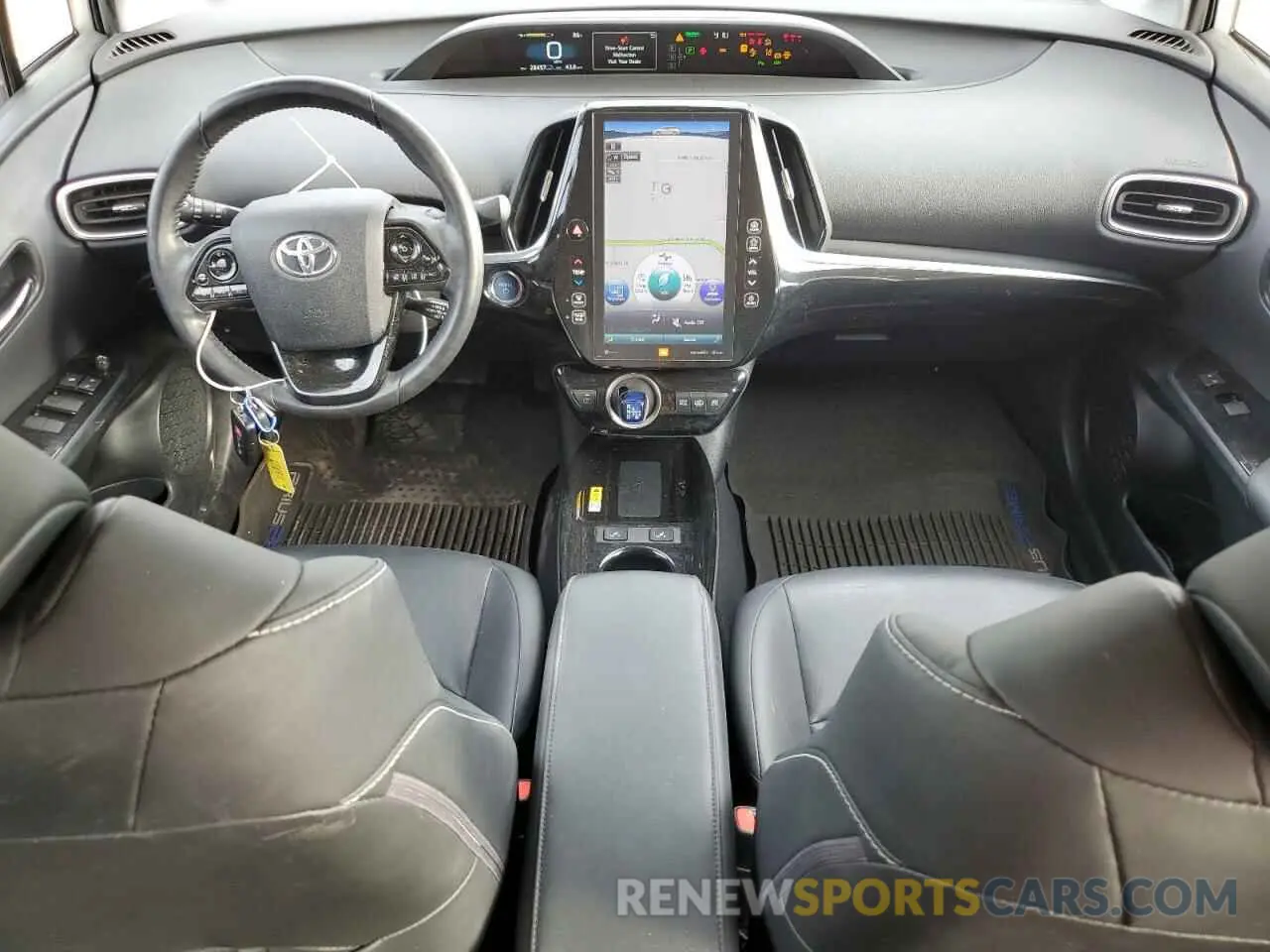 8 fotografías del automóvil dañado JTDKAMFP5M3164768 TOYOTA PRIUS 2021