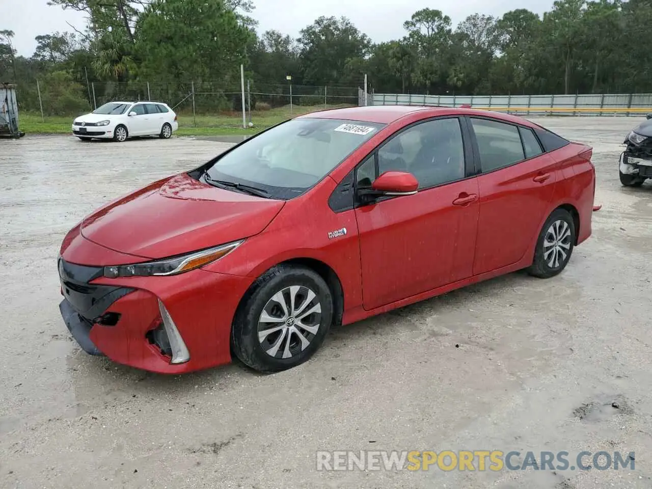 1 fotografías del automóvil dañado JTDKAMFP5M3168447 TOYOTA PRIUS 2021