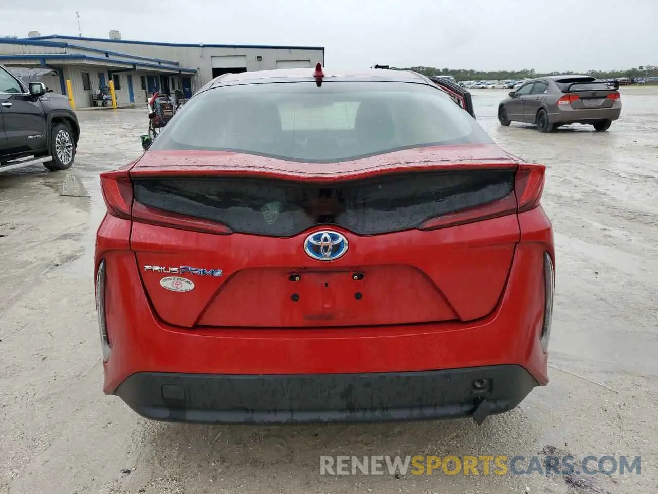 6 fotografías del automóvil dañado JTDKAMFP5M3168447 TOYOTA PRIUS 2021