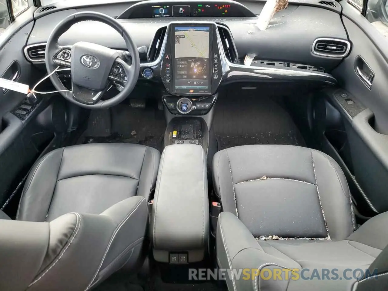 8 fotografías del automóvil dañado JTDKAMFP6M3164990 TOYOTA PRIUS 2021