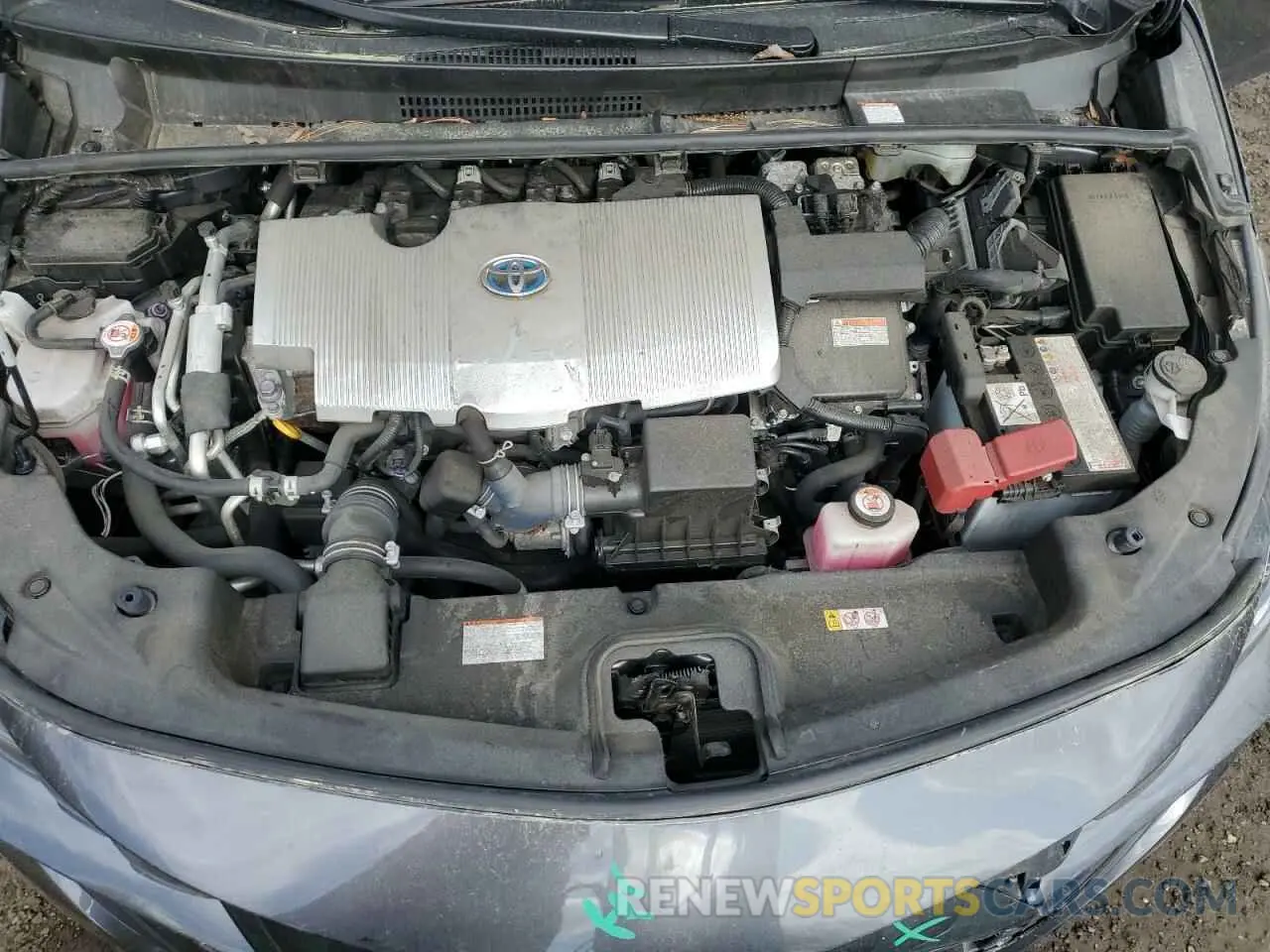 11 fotografías del automóvil dañado JTDKAMFP6M3174483 TOYOTA PRIUS 2021