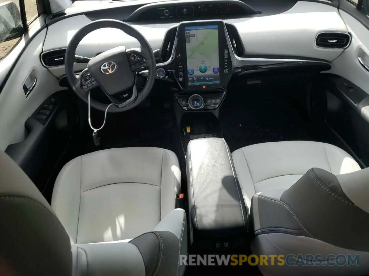 8 fotografías del automóvil dañado JTDKAMFP6M3174483 TOYOTA PRIUS 2021