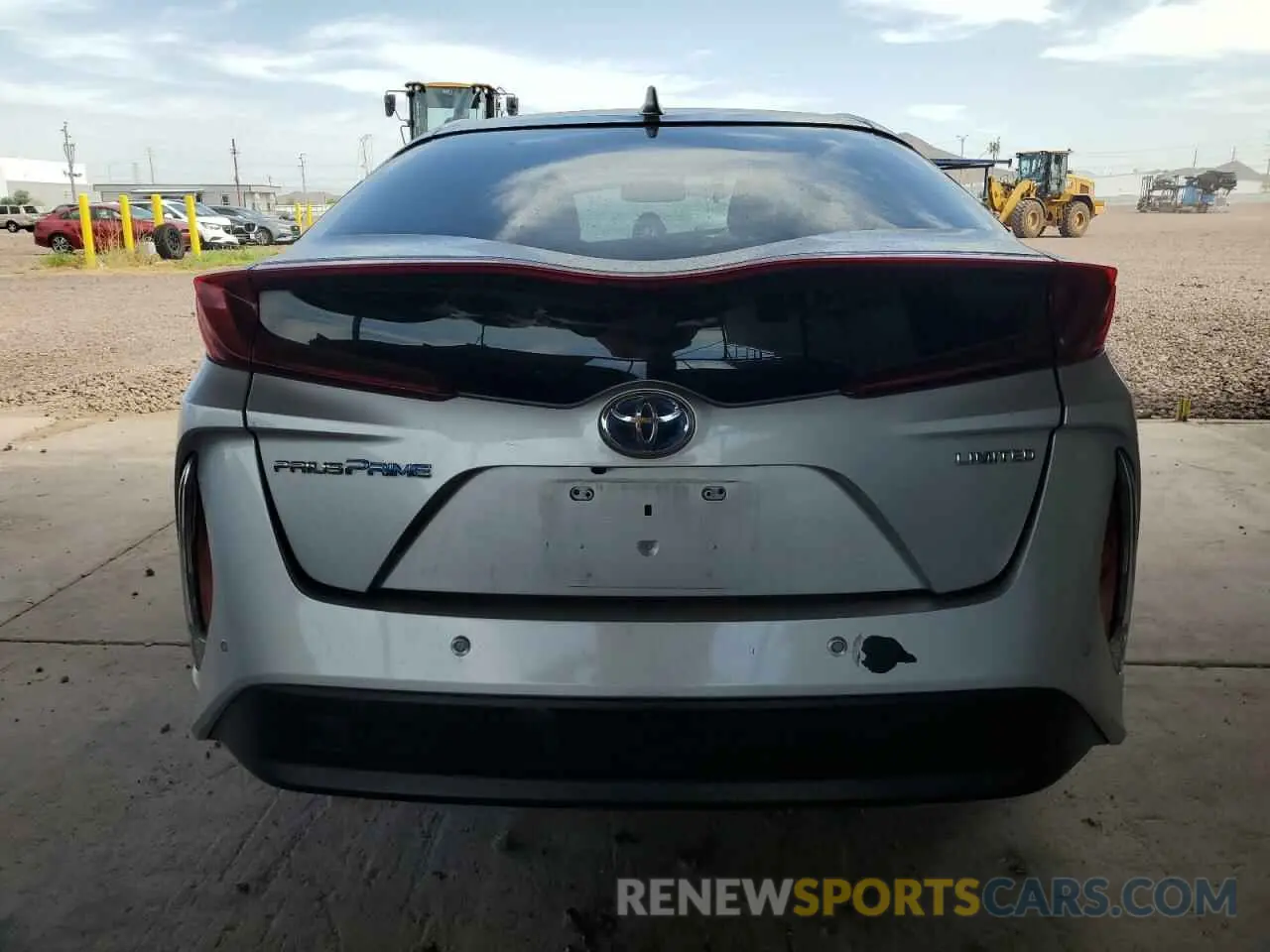 6 fotografías del automóvil dañado JTDKAMFP6M3175181 TOYOTA PRIUS 2021