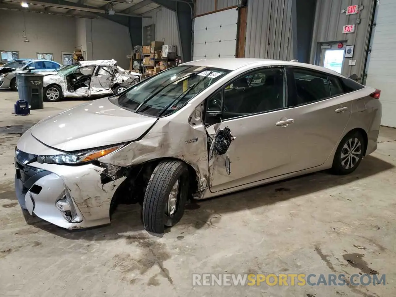 1 fotografías del automóvil dañado JTDKAMFP6M3177884 TOYOTA PRIUS 2021
