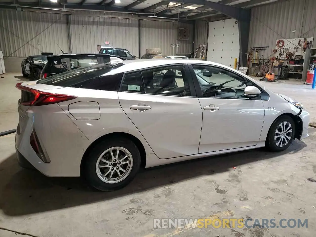 3 fotografías del automóvil dañado JTDKAMFP6M3177884 TOYOTA PRIUS 2021