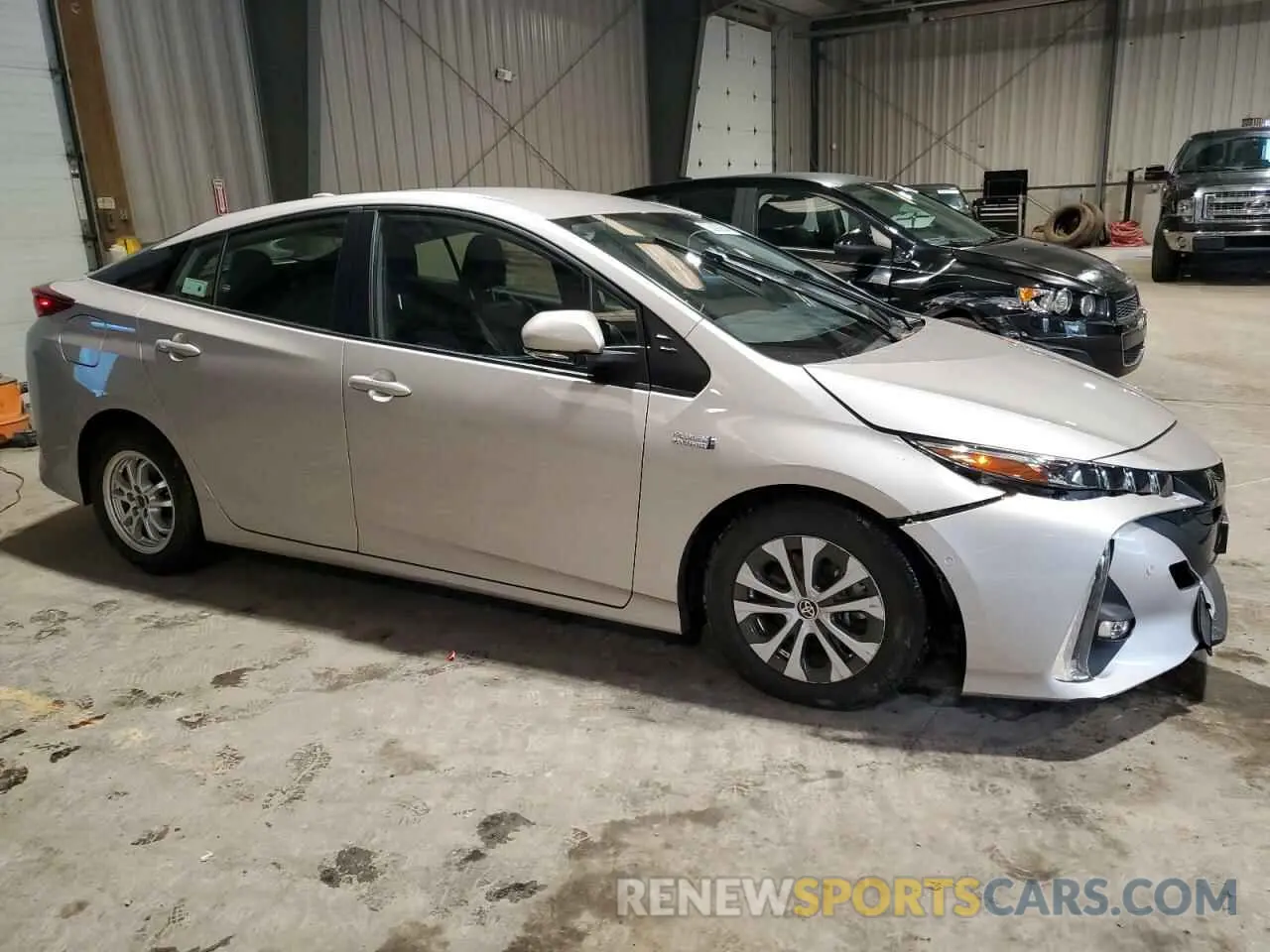 4 fotografías del automóvil dañado JTDKAMFP6M3177884 TOYOTA PRIUS 2021
