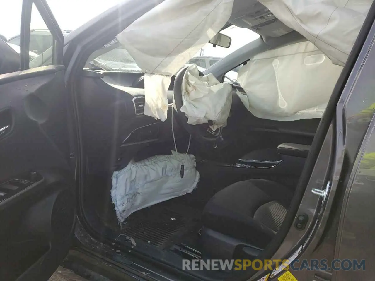 5 fotografías del automóvil dañado JTDKAMFP6M3183880 TOYOTA PRIUS 2021
