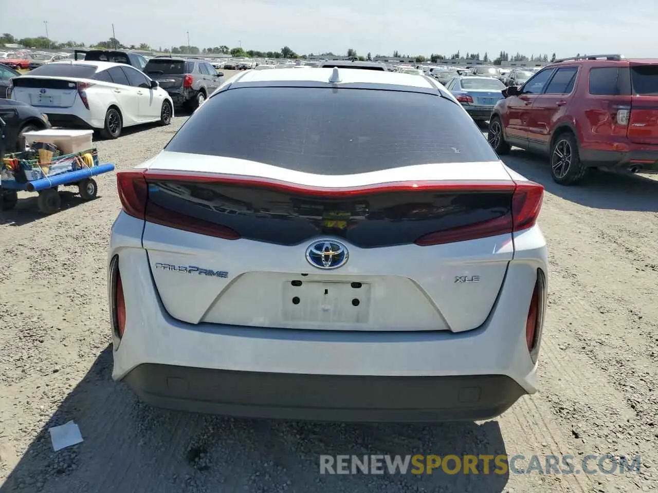 6 fotografías del automóvil dañado JTDKAMFP6M3184835 TOYOTA PRIUS 2021