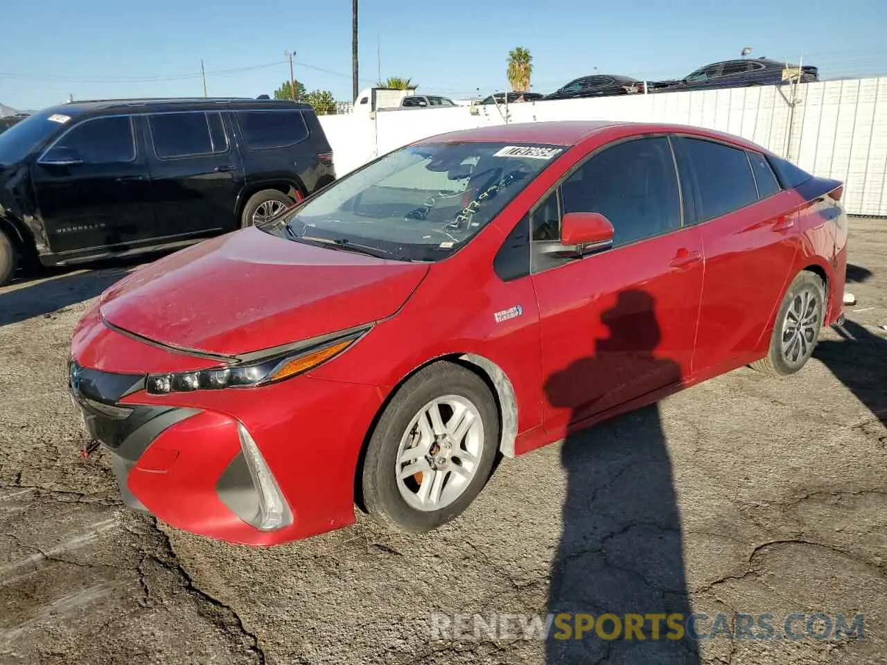 1 fotografías del automóvil dañado JTDKAMFP7M3172922 TOYOTA PRIUS 2021