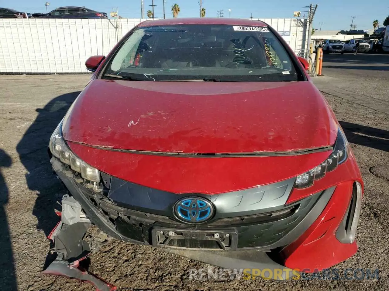 5 fotografías del automóvil dañado JTDKAMFP7M3172922 TOYOTA PRIUS 2021