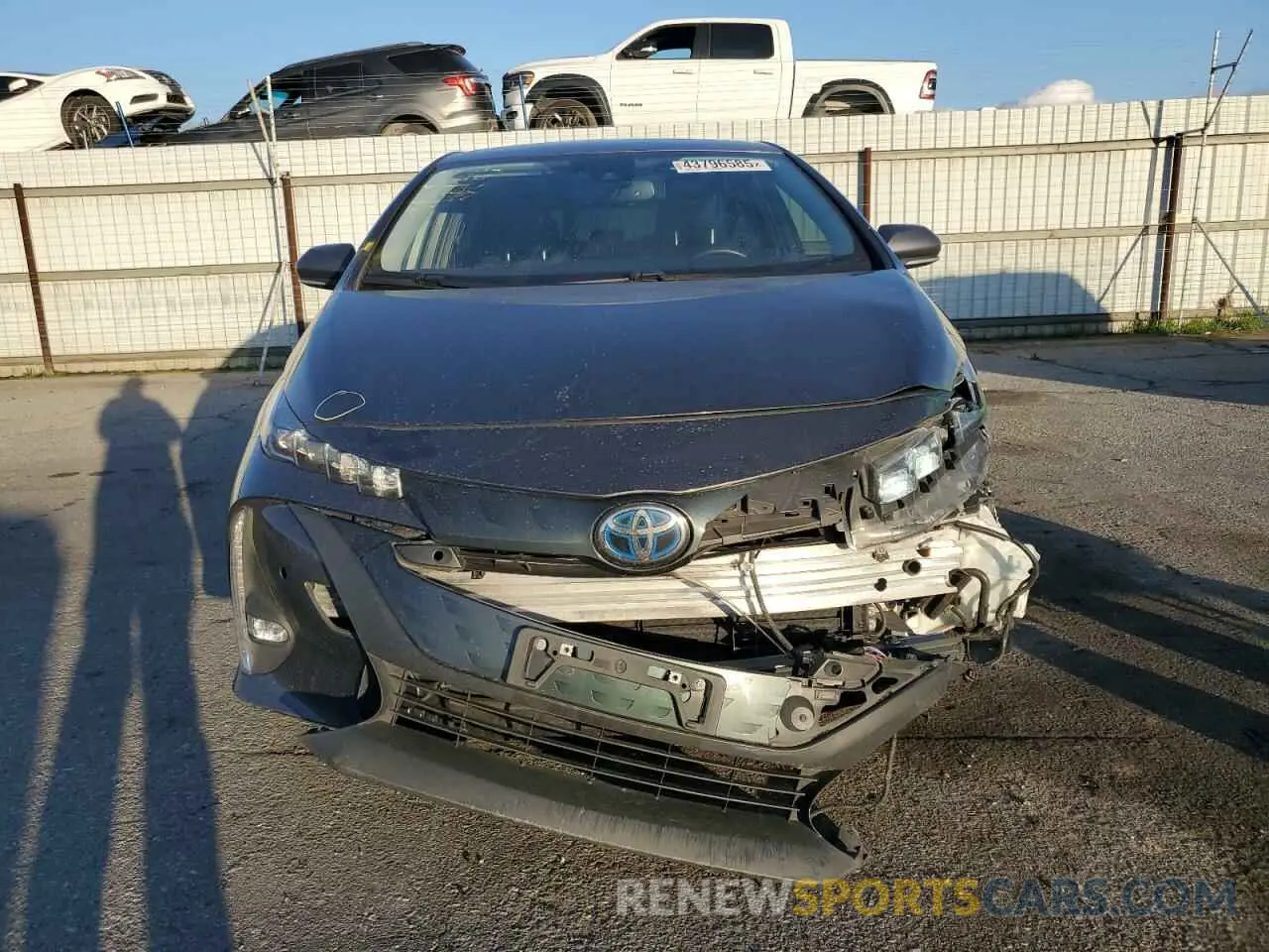 5 fotografías del automóvil dañado JTDKAMFP7M3179627 TOYOTA PRIUS 2021