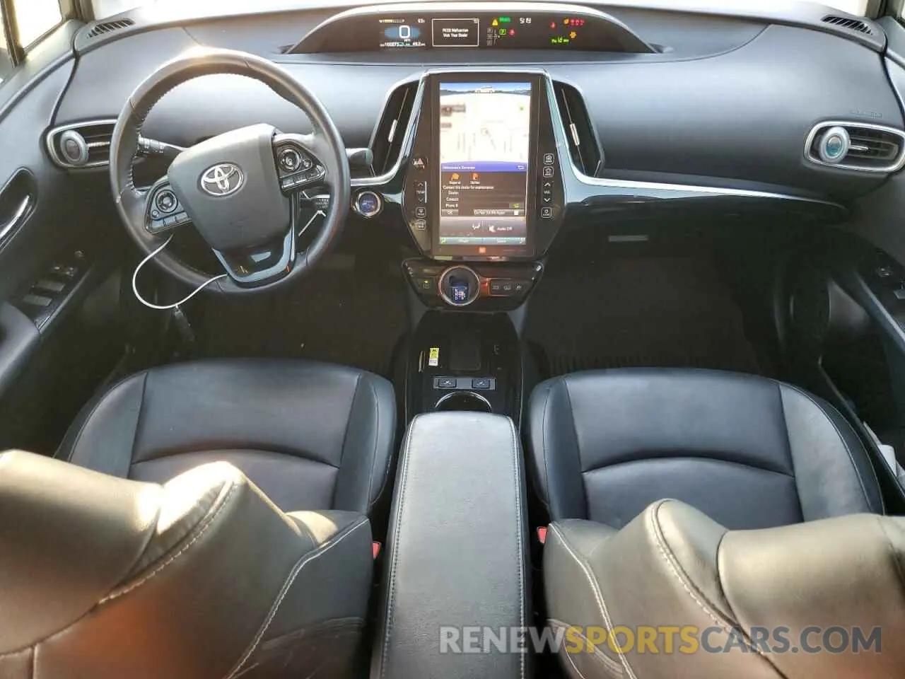 8 fotografías del automóvil dañado JTDKAMFP7M3179627 TOYOTA PRIUS 2021