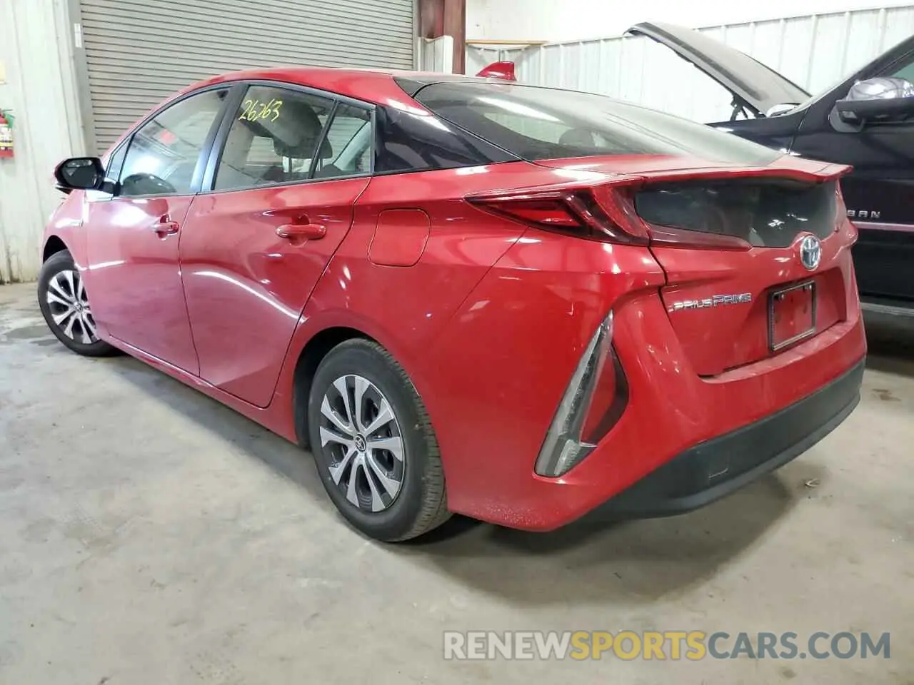3 fotografías del automóvil dañado JTDKAMFP8M3166112 TOYOTA PRIUS 2021