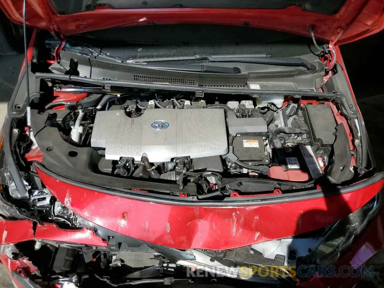 7 fotografías del automóvil dañado JTDKAMFP8M3166112 TOYOTA PRIUS 2021