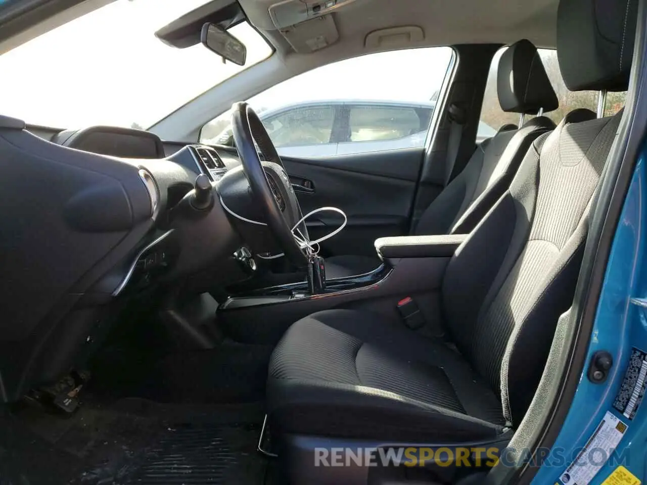 7 fotografías del automóvil dañado JTDKAMFP8M3169561 TOYOTA PRIUS 2021