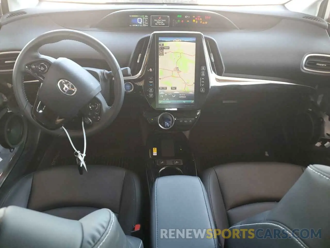 8 fotografías del automóvil dañado JTDKAMFP8M3174713 TOYOTA PRIUS 2021