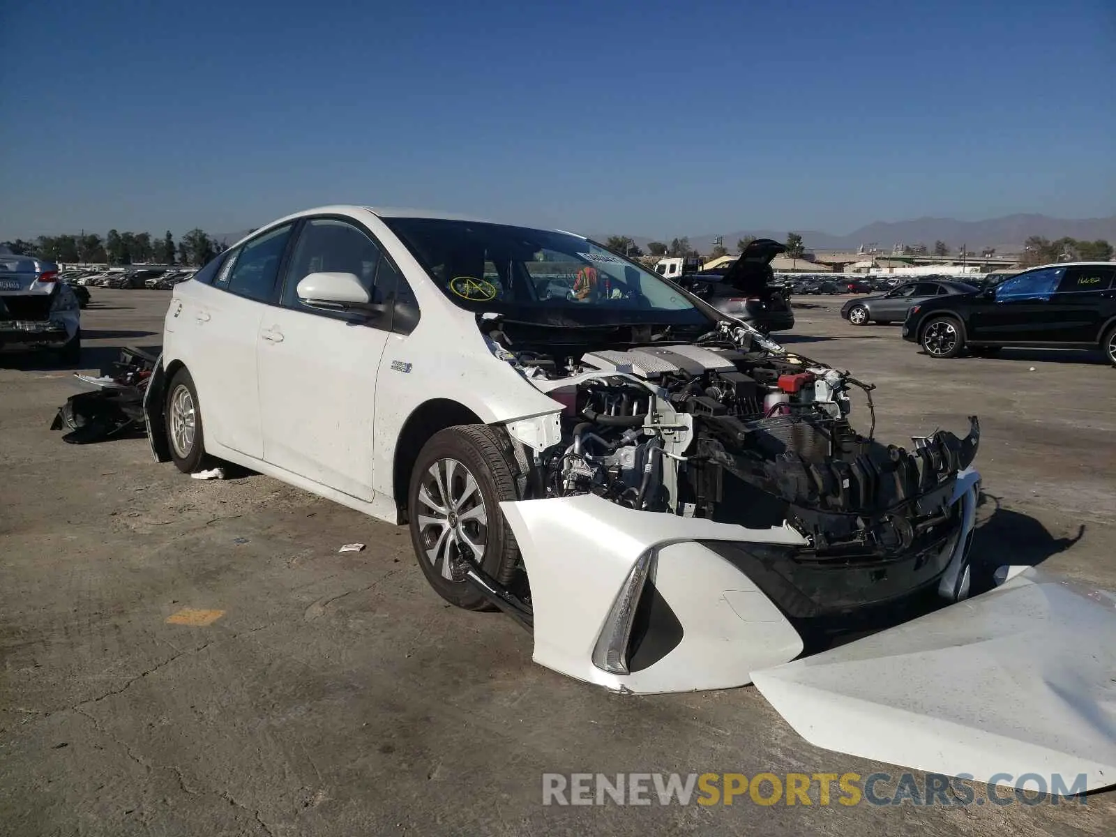 1 fotografías del automóvil dañado JTDKAMFP8M3176994 TOYOTA PRIUS 2021