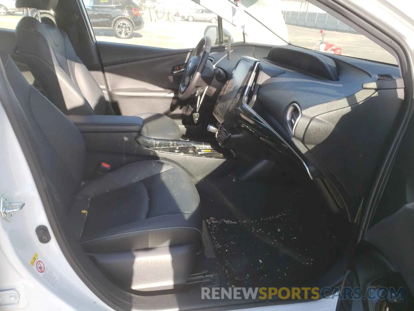 5 fotografías del automóvil dañado JTDKAMFP8M3176994 TOYOTA PRIUS 2021