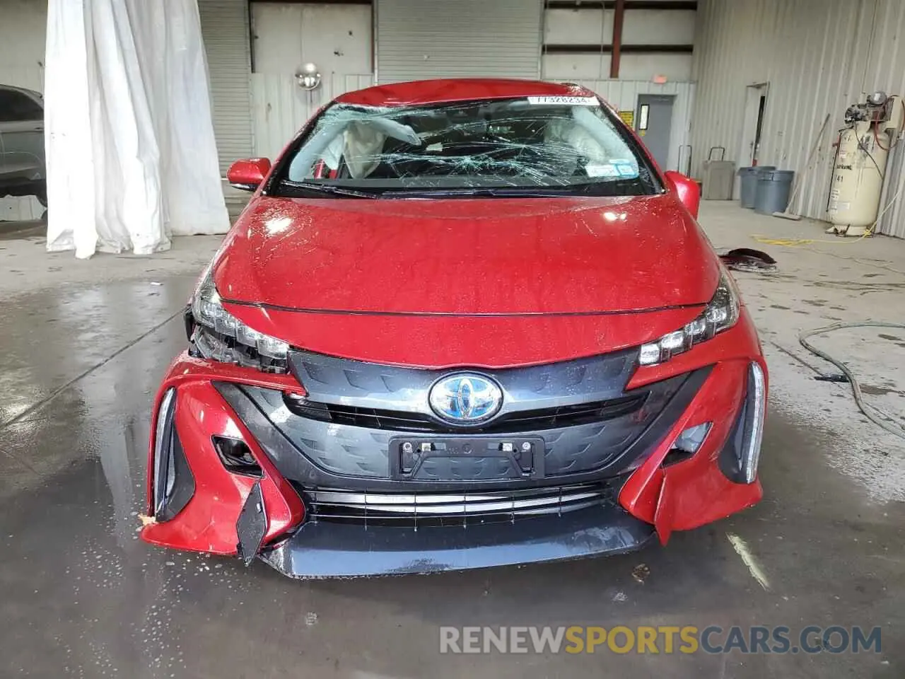 5 fotografías del automóvil dañado JTDKAMFP8M3180947 TOYOTA PRIUS 2021