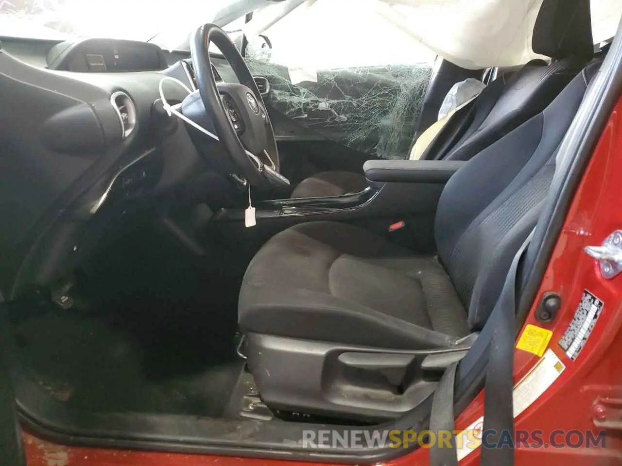 7 fotografías del automóvil dañado JTDKAMFP8M3180947 TOYOTA PRIUS 2021