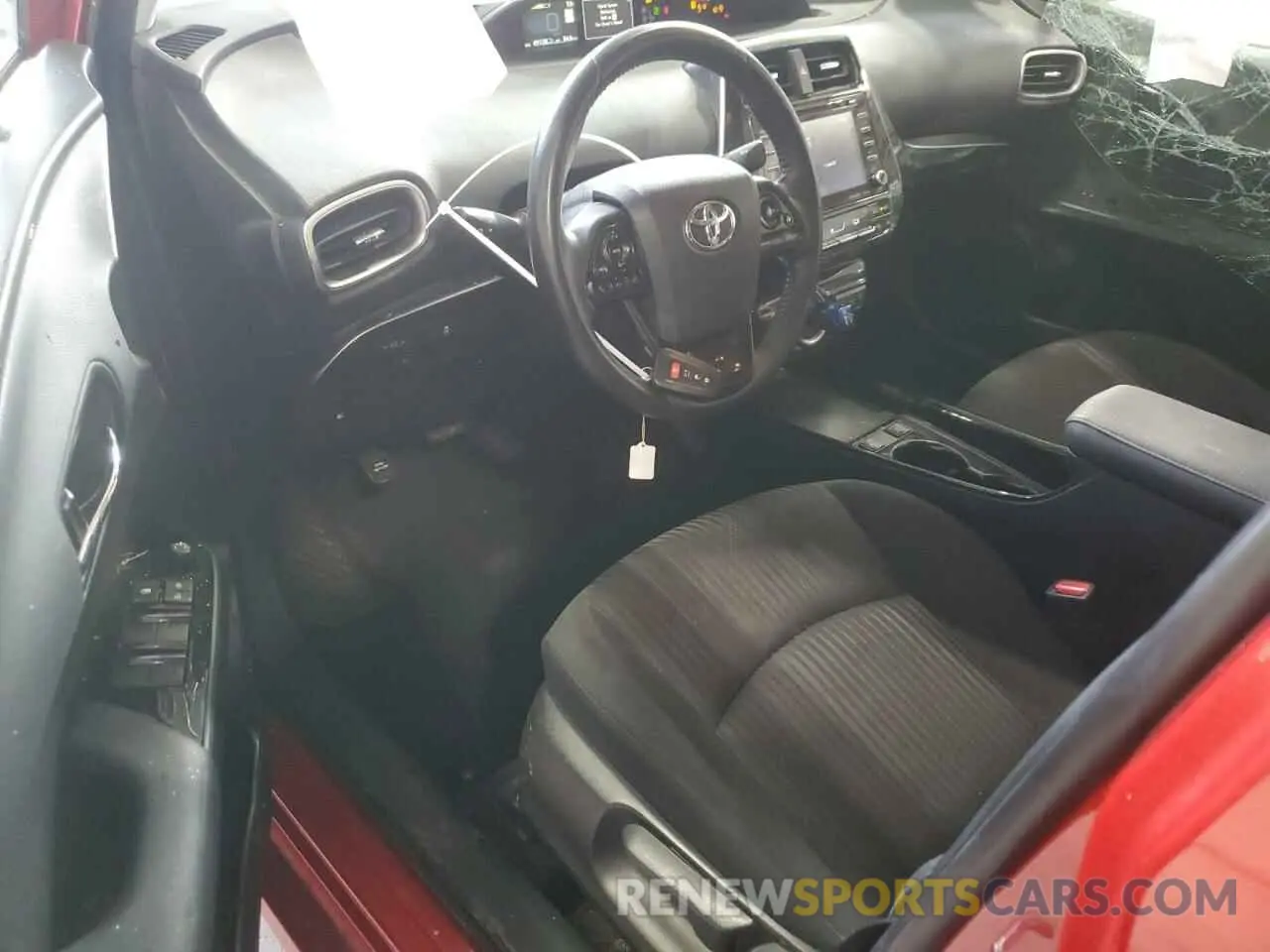 8 fotografías del automóvil dañado JTDKAMFP8M3180947 TOYOTA PRIUS 2021