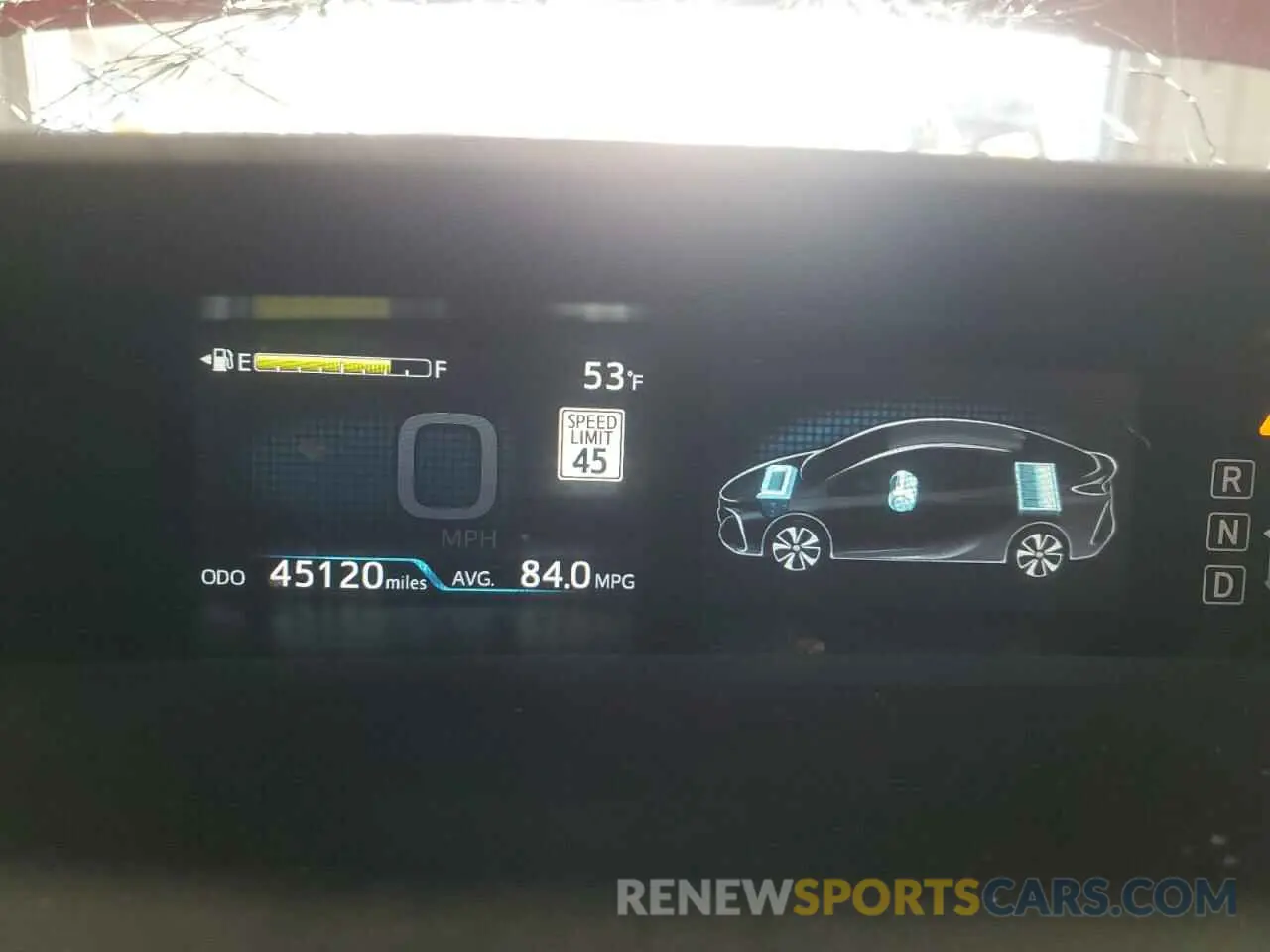 9 fotografías del automóvil dañado JTDKAMFP8M3180947 TOYOTA PRIUS 2021