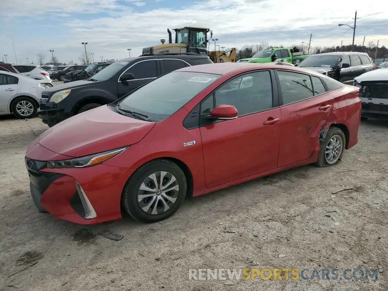 1 fotografías del automóvil dañado JTDKAMFP8M3185680 TOYOTA PRIUS 2021