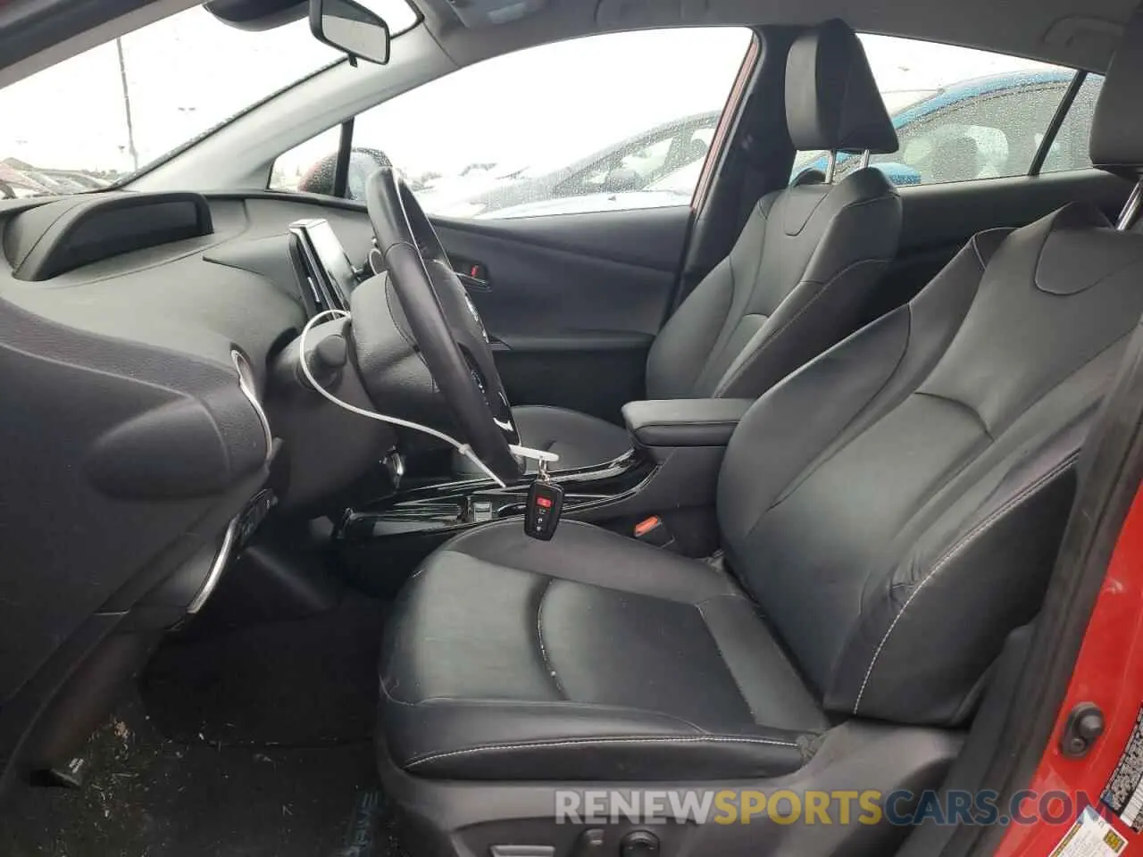7 fotografías del automóvil dañado JTDKAMFP8M3185680 TOYOTA PRIUS 2021