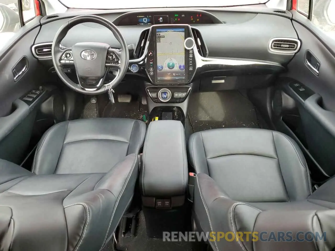 8 fotografías del automóvil dañado JTDKAMFP8M3185680 TOYOTA PRIUS 2021