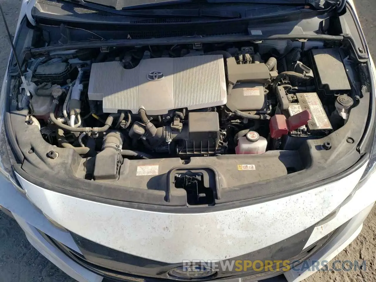 11 fotografías del automóvil dañado JTDKAMFP8M3193360 TOYOTA PRIUS 2021