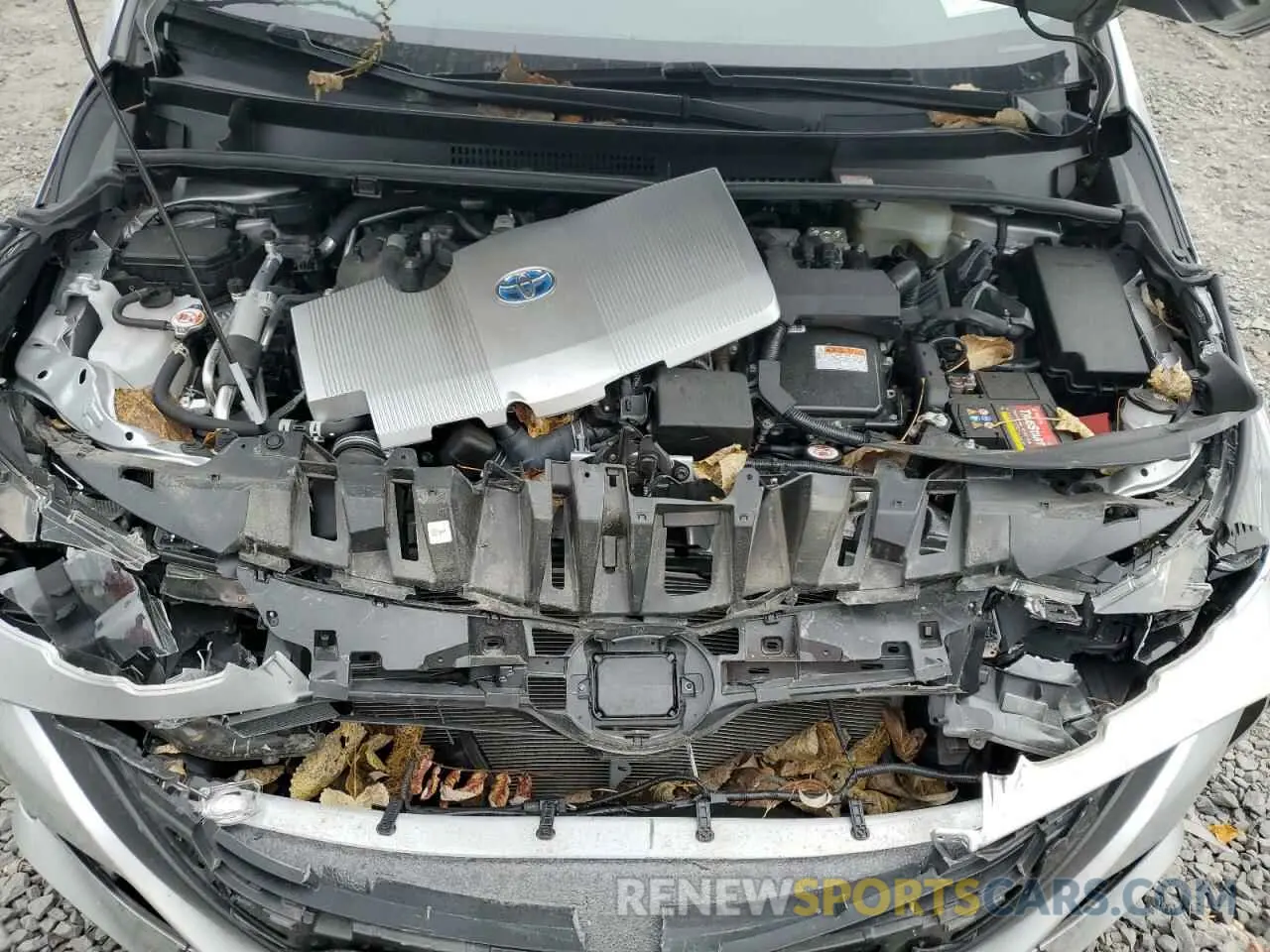 11 fotografías del automóvil dañado JTDKAMFP8M3194332 TOYOTA PRIUS 2021