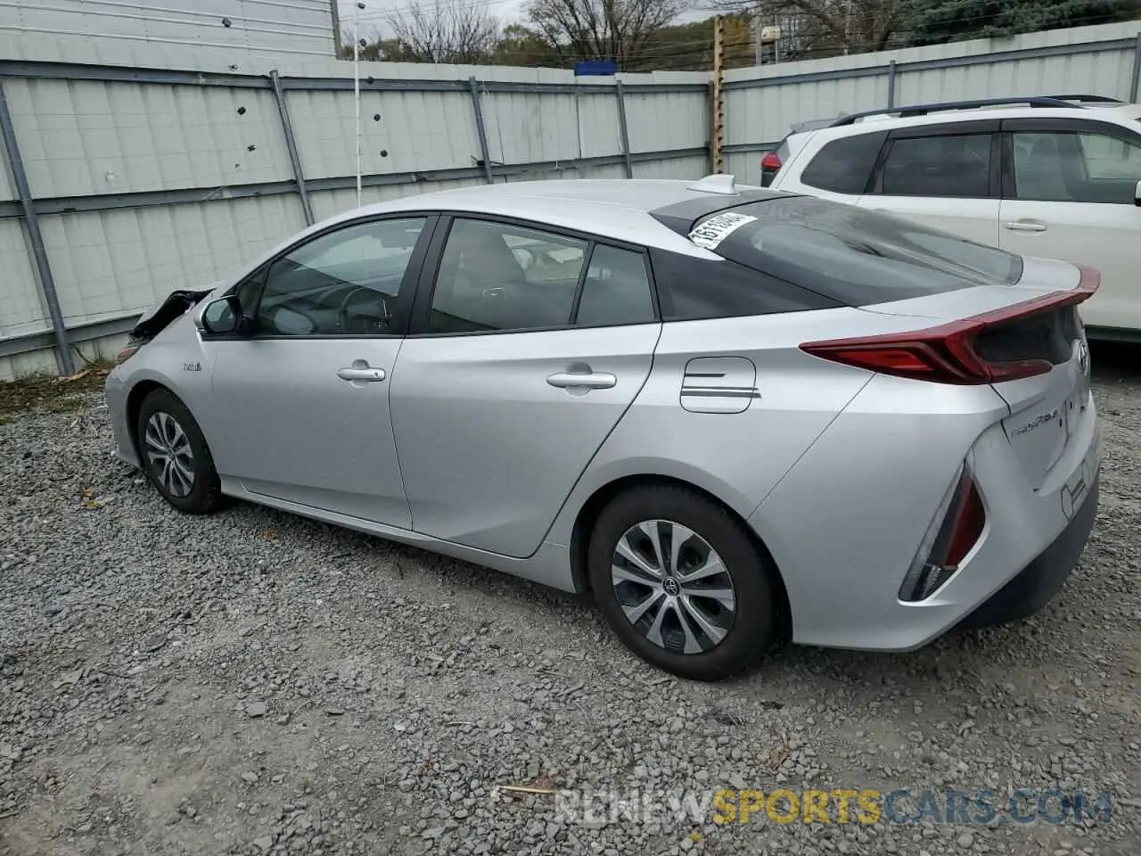 2 fotografías del automóvil dañado JTDKAMFP8M3194332 TOYOTA PRIUS 2021