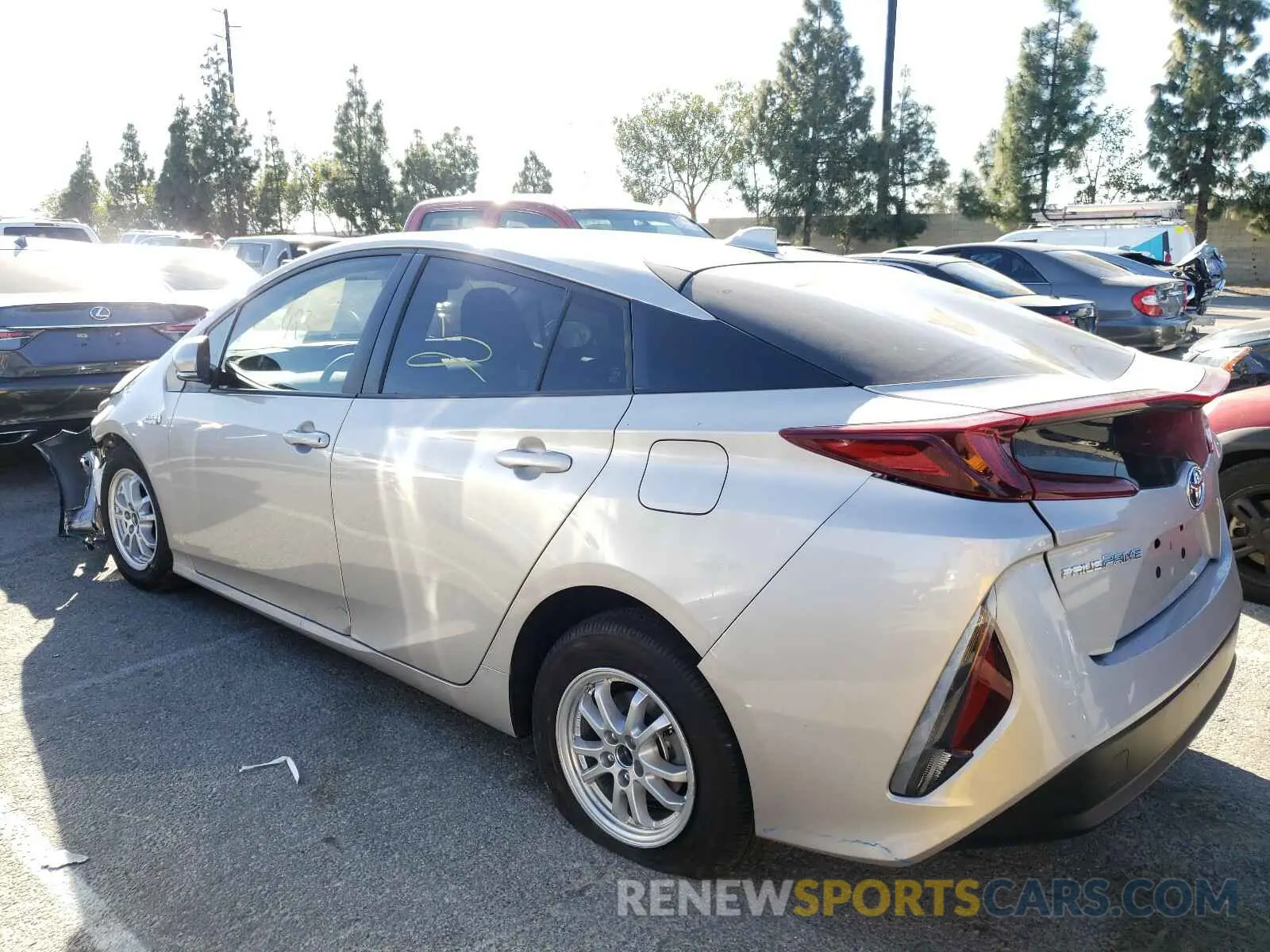 3 fotografías del automóvil dañado JTDKAMFPXM3170890 TOYOTA PRIUS 2021