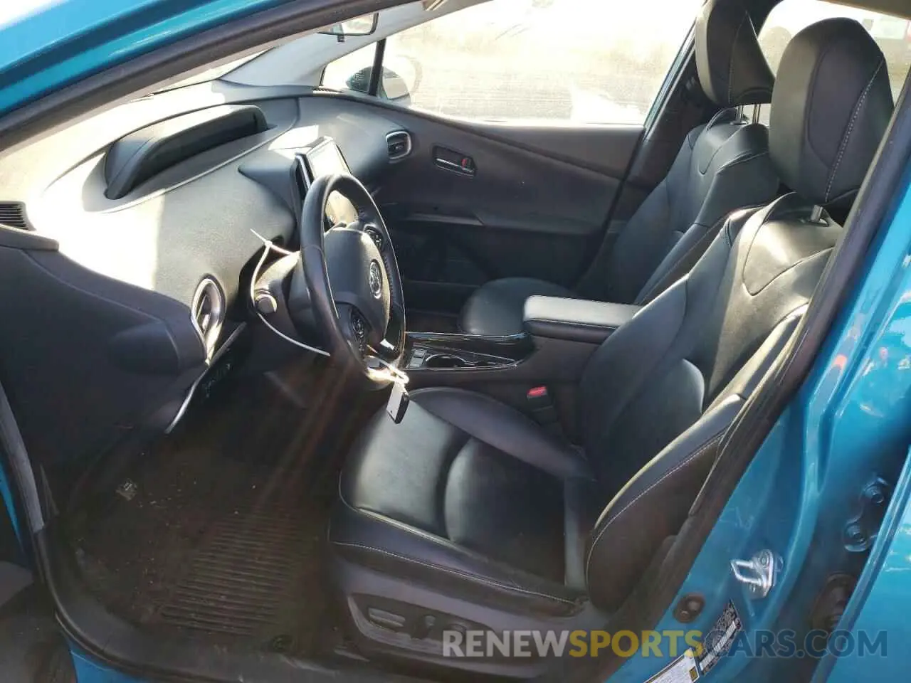 7 fotografías del automóvil dañado JTDKAMFPXM3176270 TOYOTA PRIUS 2021