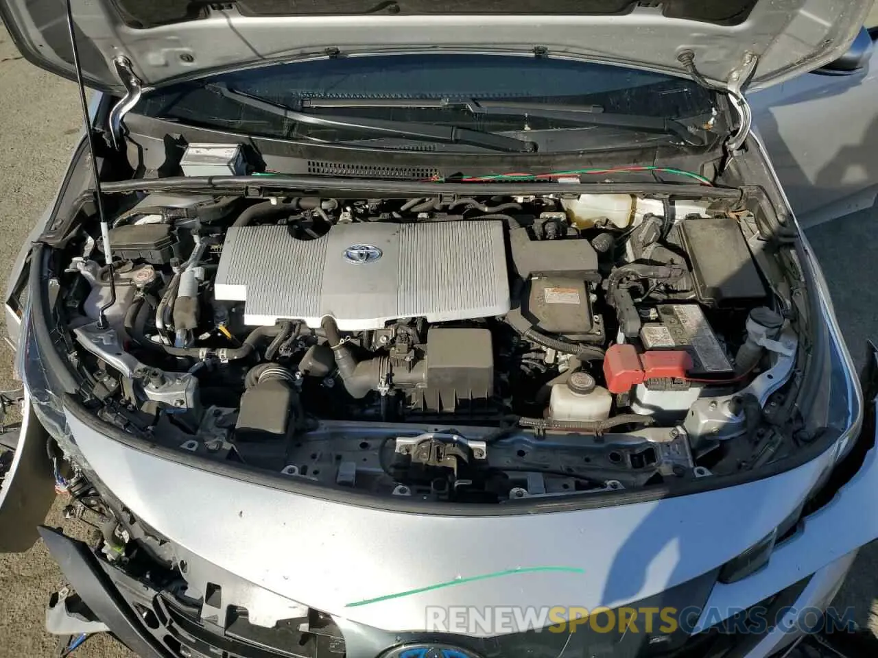 11 fotografías del automóvil dañado JTDKAMFPXM3177872 TOYOTA PRIUS 2021